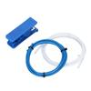 3D-Drucker Teile Kit 1 Meter Weiß Blau PTFE Schläuche mit Rohrschneider Pneumatikverbinder für 3D-Drucker Ersatzteil