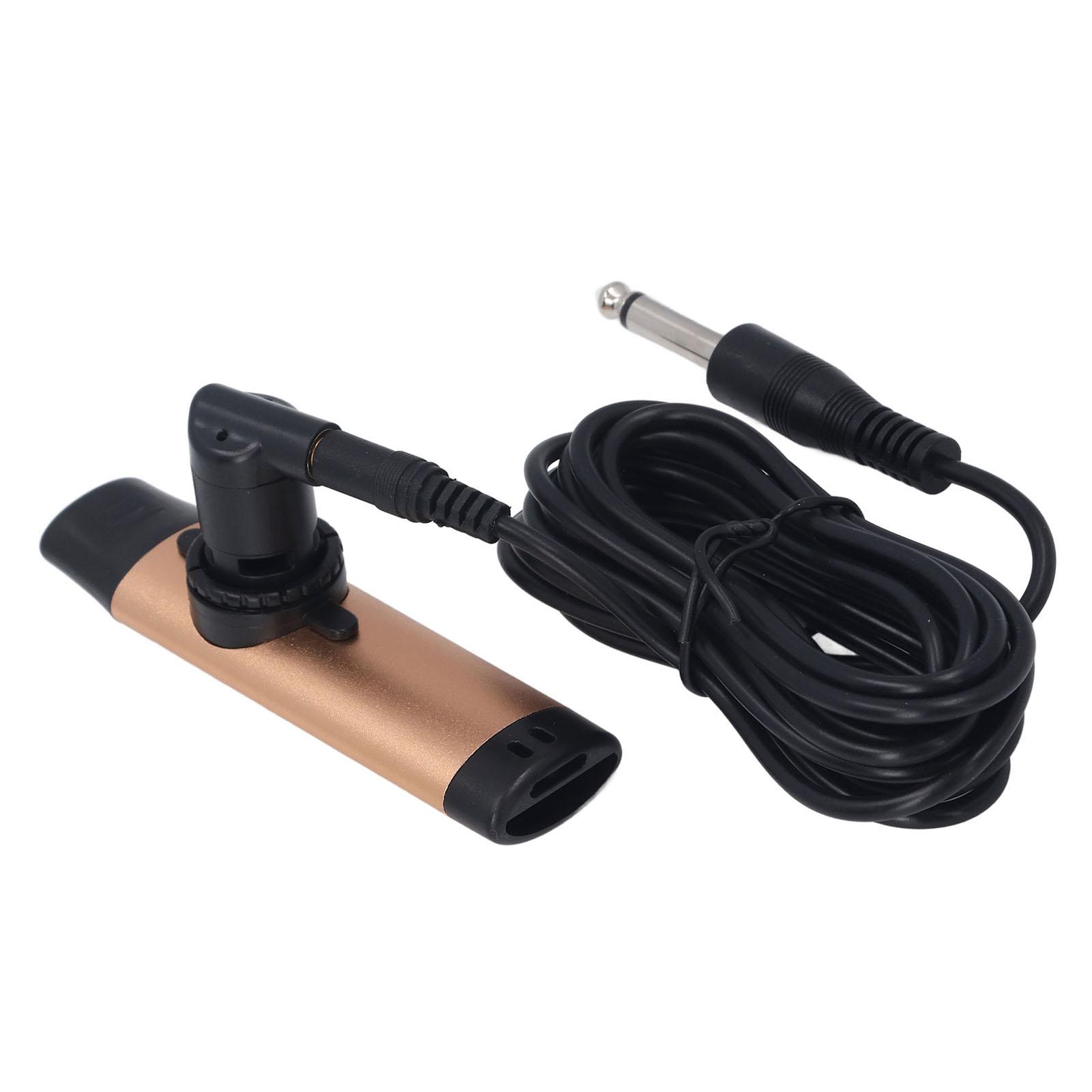 Electric Metal Kazoo with Pickup Professional Kazoo Musical Instrument for Accompaniment Entertainment