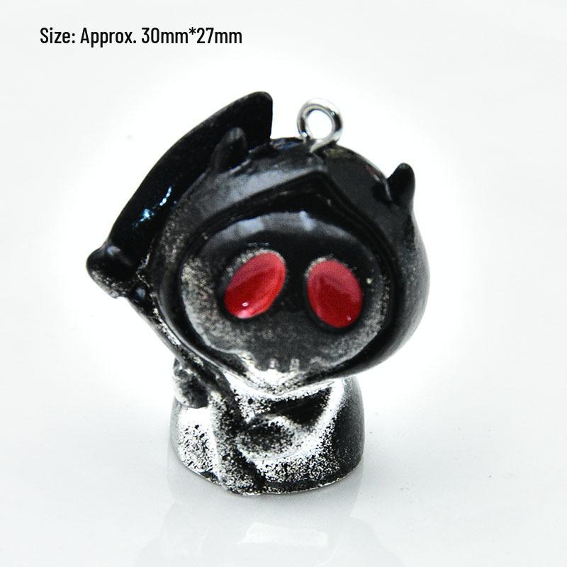 Halloween Resin Grim Reaper Ghost Keychain Pendant