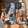 Sänger S-Sabrina Carpenter Handyhülle Für IPhone 11 12 13 14 15 16 Pro Max Mini Plus Weiche Lederhülle