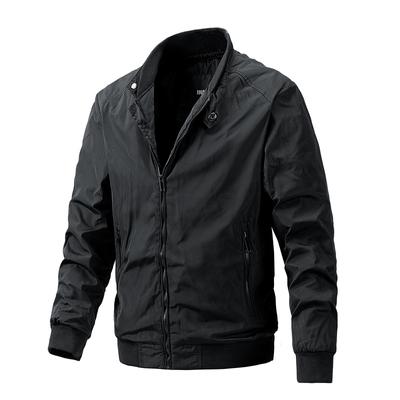 Fashion New Autumn Stand Collar Jacket Man Bomber Jacket Mens Windbreaker Jackets Coat Men's Clothing Casual Slim Jacket