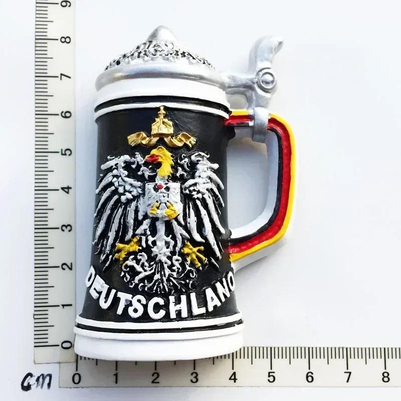 Germany Fridge Magnets Cuckoo Clock Mug Berlin Munich Dresden Frankfurt Freiburg Neuschwanstein Refrigerator Magnets Sticker