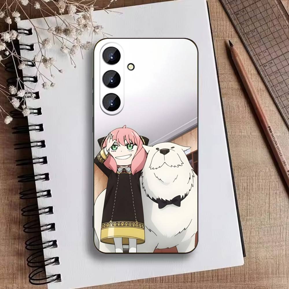 E-Spy X F-Family Anime Phone Case For Samsung Galaxy A73,A72,A71,A70,A52,A51 Others Soft Black Cover