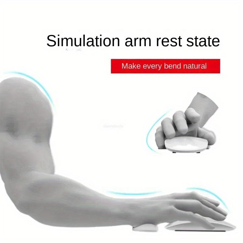 Ergonomic Mouse Pad Wrist Pad Silicone Non-Slip Streamline Wrist Rest Support Mat Computer Mice Pad For Office Gaming PC