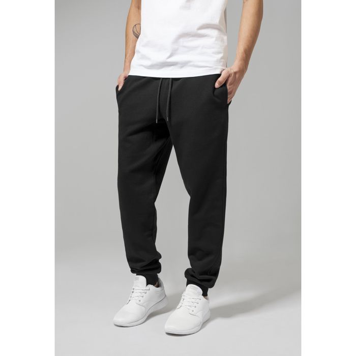 Pantalon De Survêtement - URBAN CLASSICS - Basic - Noir - Coupe Regular - Homme