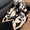 91Cm square scarf silk scarf women's new literary and fashion scarf accessories autumn and winter retro versatile shawl