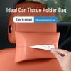 Leather Tissue Holder for Li Auto L6-L9: Hanging Car Accessory