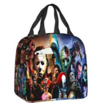 Digital Full Print Lunch Bag Children'S Meal Bag Student Picnic Bag Thermal Insulation Bag Bento Bag Handbag