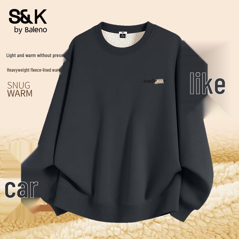 Baleno S&K Men's Thickened Casual Long Sleeve Sweatshirt