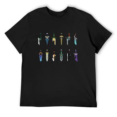 Riven Schwerter T-Shirt neue Edition kawaii Kleidung übergroßes T-Shirt Männer