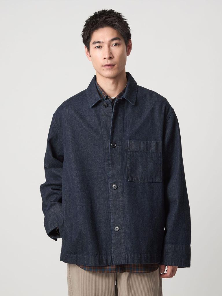 United Arrows Green Label Relaxing Denim Coverall, 32251000011, 7930 Navy (79), Size S
