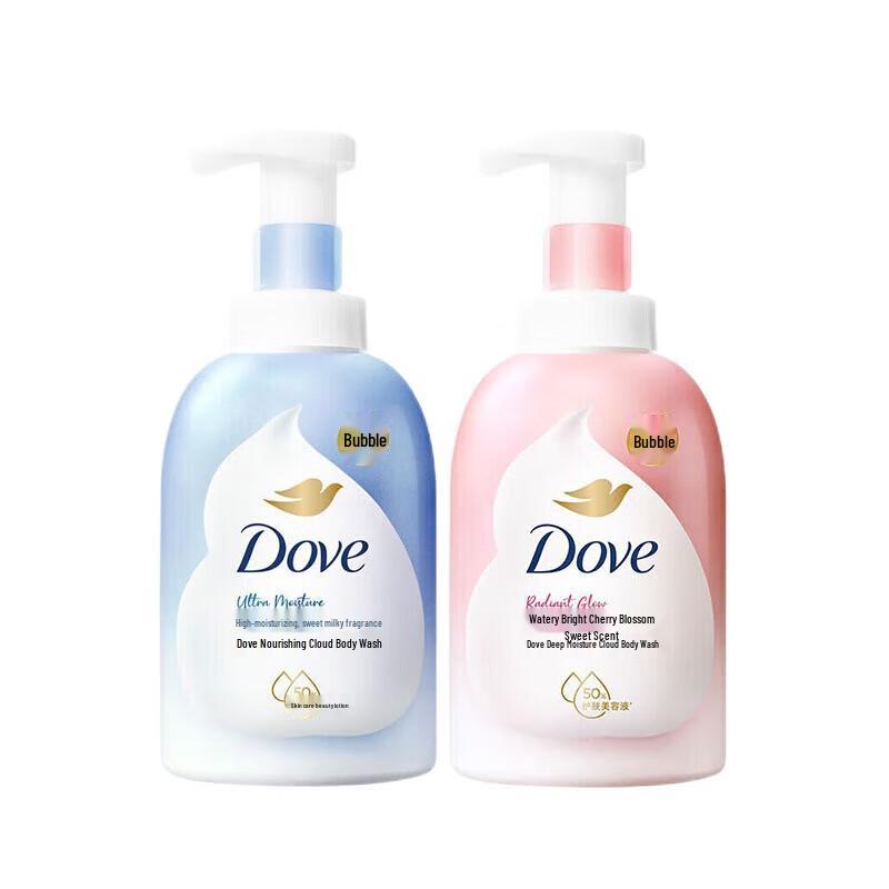 Dove Foaming Shower Gel Set