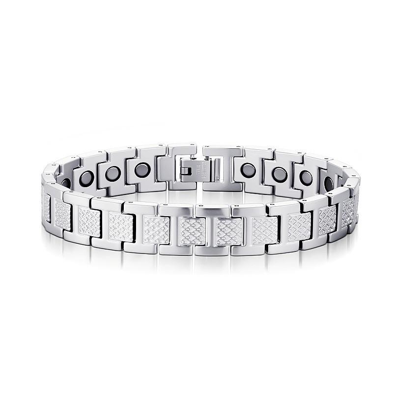 Adjustable Stainless Steel Crocodile Charm Bracelet Men Women 18K Gold Plated Titanium Fashion OL Style