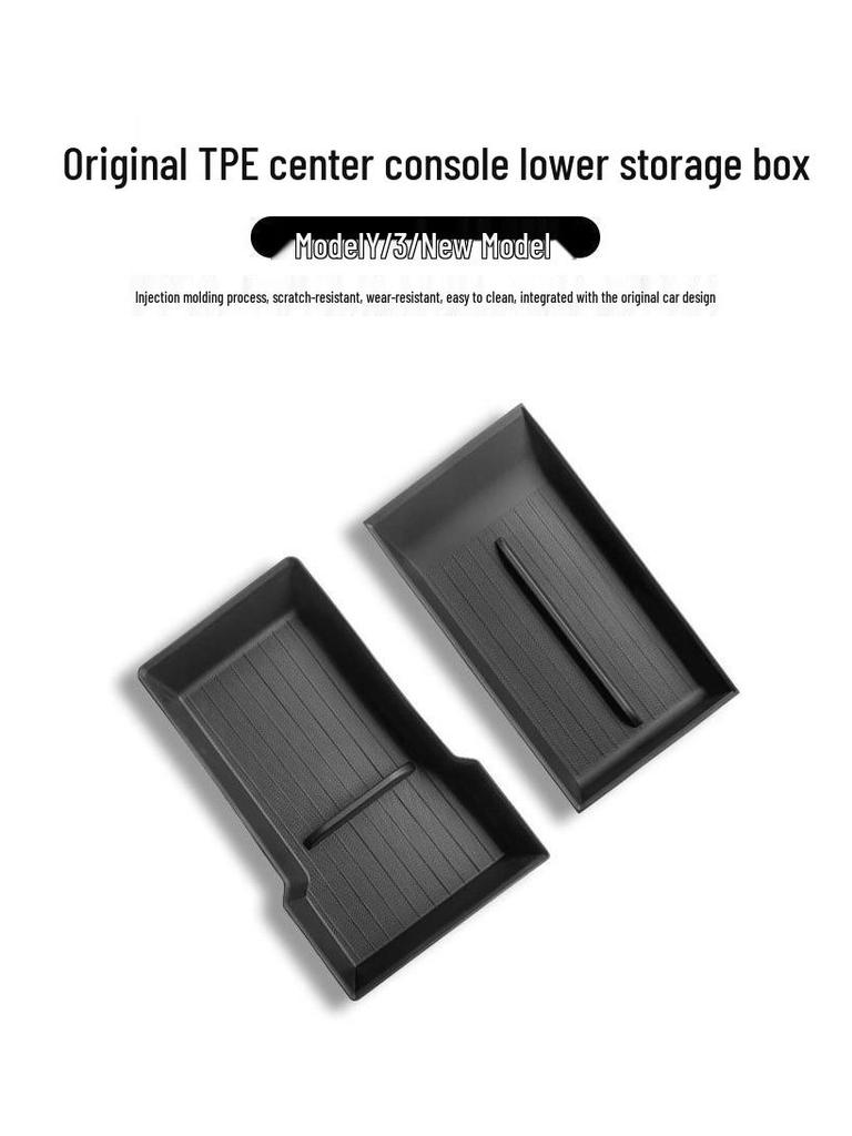 Anti-slip Mat for Model Y/L/3 Refreshed Version Storage and Armrest Boxes
