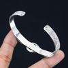 Halloween Deal Pear Atlantisite Gemstone Mother Bangle Bracelet Sterling Silver