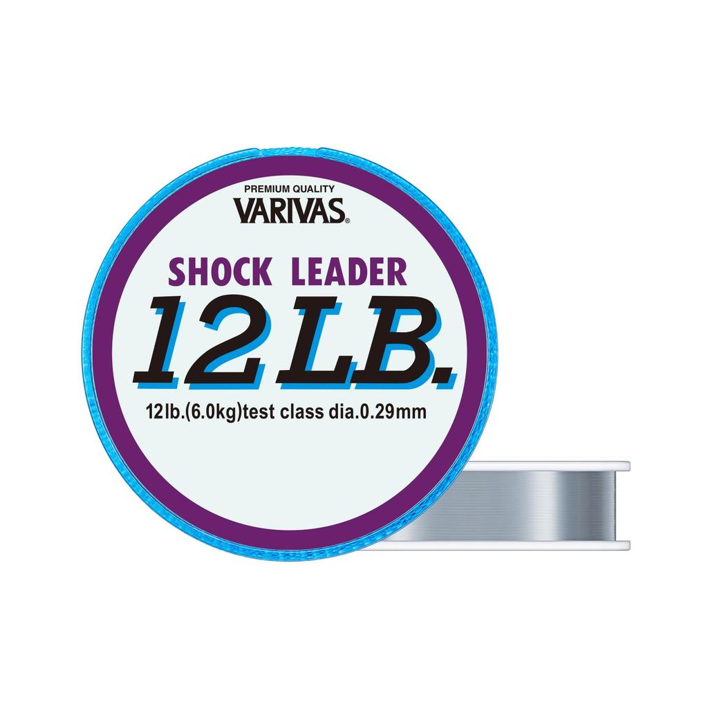 Morris Varivas Shock Mist Gray Leader, Nylon, 50m, #3, 12lb,