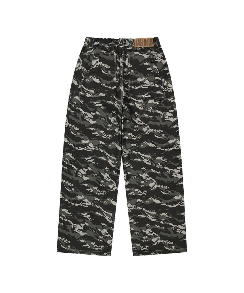 Maha Grid Tiger Camo Wide Pants Khaki(Mg2Gsmpa11A)