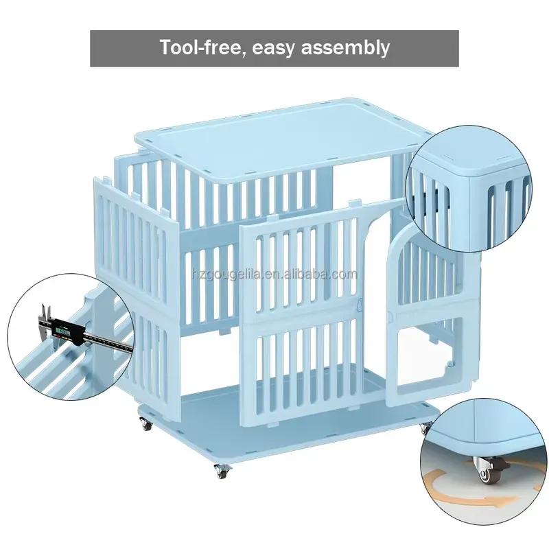 for OEM Premium Washable Large Pet Cage Indoor Movable Dog House Waterproof Cat Nest Direct Factory Supply