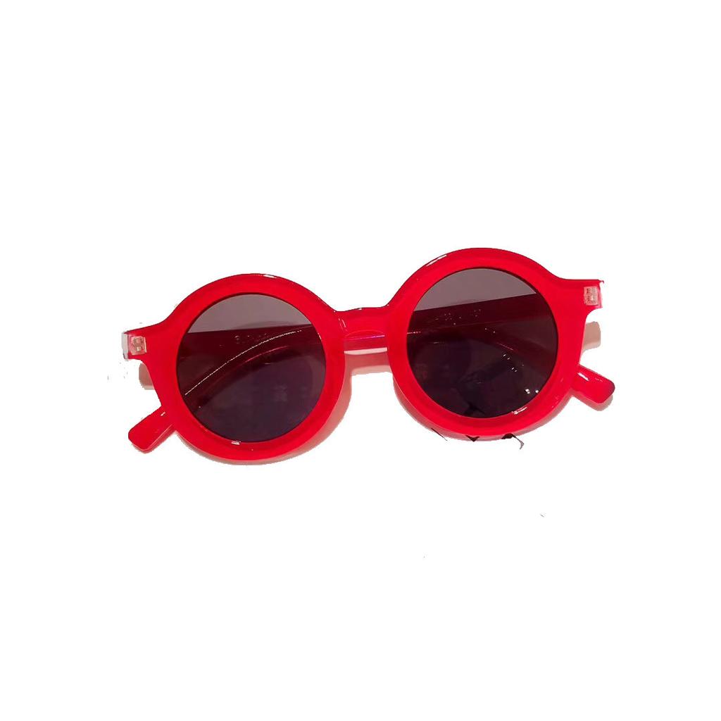 Trendy Children'S Retro Round Fashion Glasses Children'S Uv400 Children'S Outdoor Sunglasses Sunscreen Stall Glasses