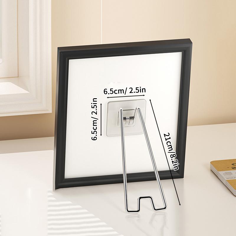 

Подставка для фоторамки без сверления и гвоздей, настольный держатель для экспозиции для фотографий, альбомов и произведений искусства, простая установка, прочная поддержка, только кронштейн M
