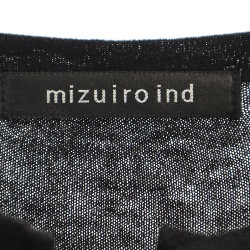 Mizuiro Ind Long Sleeve Long Knit Cardigan Black Women Used