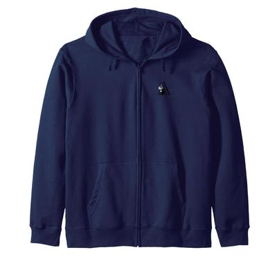 Little My Initial [A] Zip Hoodie