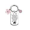 Mothers Day Gift Stainless Steel Keychain Pendant Gift Stainless Steel Keychain for Mothers Day and Fathers Day Backpack Bag Pendant