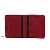 Zip Around Multi Case Cotton Fool Toe Perth GM Purse Red Cotton Unisex Used