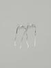 The Part Of [Silver 925] Snake Ribbon Earrings