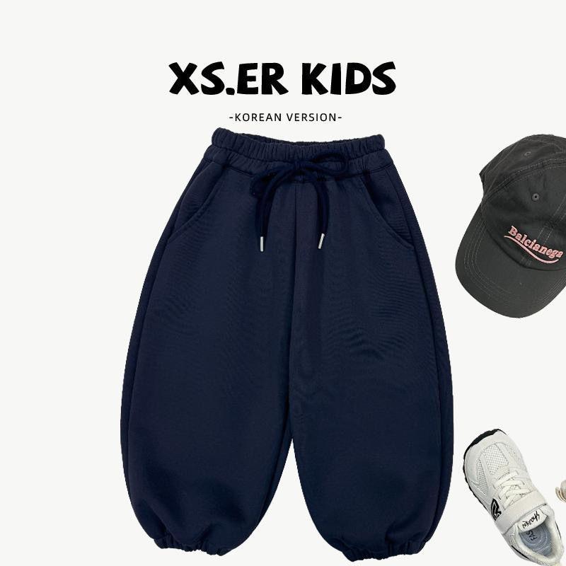 

Boys 2025 Striped Hooded Sweatshirt Set: Casual Korean-Style Autumn Two-Piece Outfit 130 (approx. 125cm)