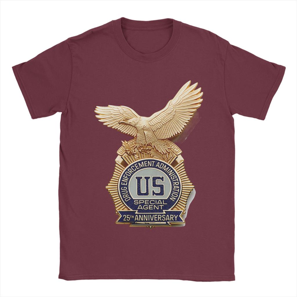DEA US Federal Interdiction Agency Cotton TShirt For Mens Summer  Streetwear T Shirts ONeck Harajuku Tees Oversized Clothes