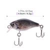 5 sztuk przynęt Crank Baits Topwater Hard Fishing Lure na pstrąga Bass Perch z pudełkiem, zestaw przynęt Boat Ocean Lures
