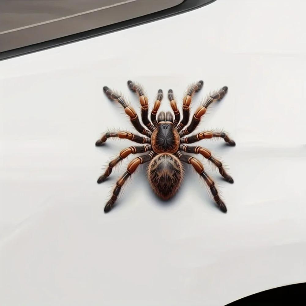 1PC Simulation Spider Car Sticker Waterproof for Motorbike Fuel Tank Front Fairing Car Window Bumper Trunk Halloween Vinyl Decal