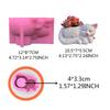 Succulents Flower Pot Resin Silicone Mold Suitable for Diy Garden Concrete Flower Pot Candle Holder Crafts Home Decor