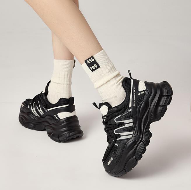 Fashion 5.5CM Air Mesh Synthetic Microfiber Leather Casual Breathable Vulcanize Summer Platform Sneakers Women Shoes High Brand