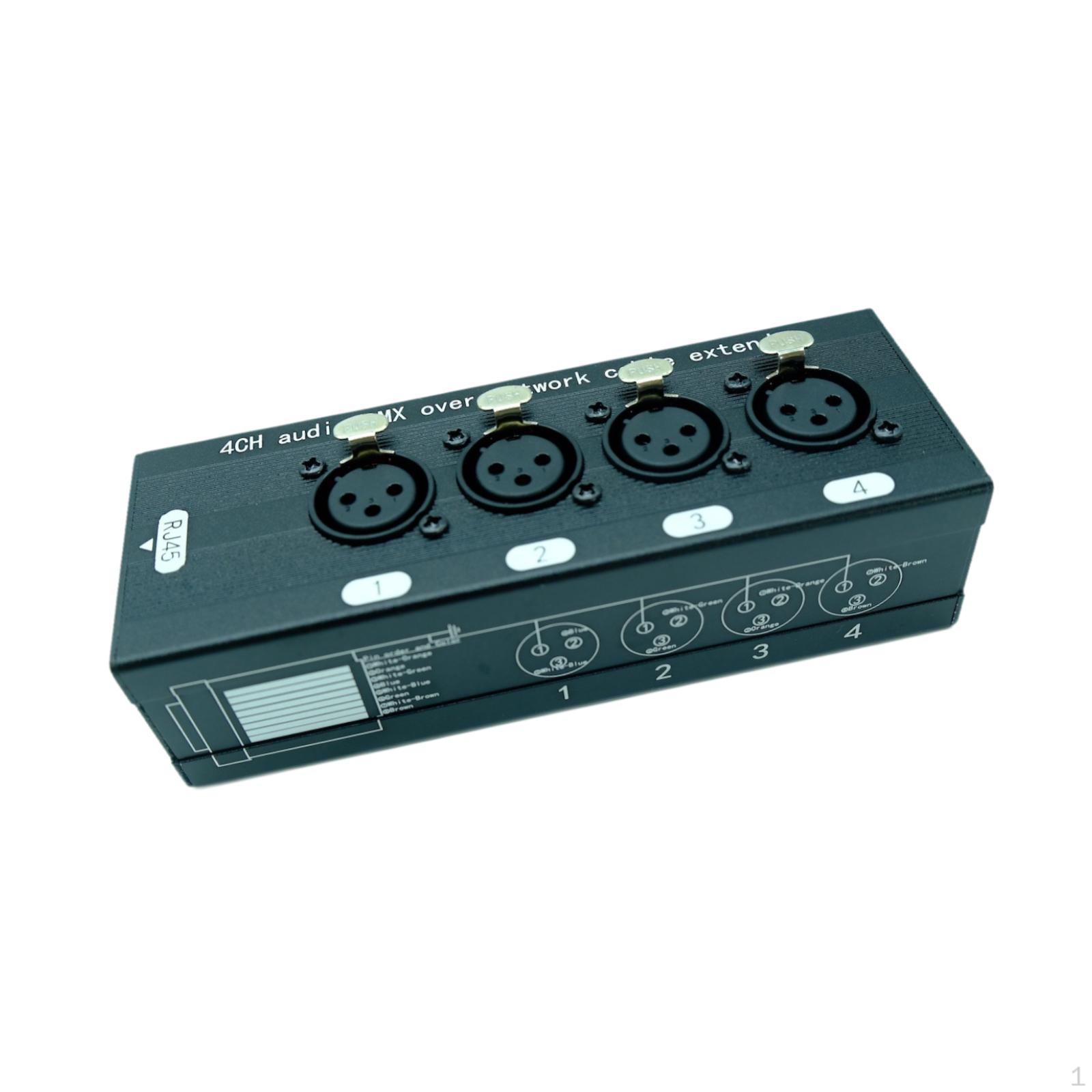 

Удлинитель кабеля 4-канальный XLR Snake Combo Port Converter Портативный Ethernet Drop Box для XLR 36 female