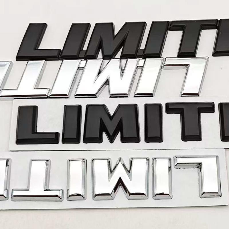 3D Metal Car Letters Logo LIMITED Rear Trunk Badge Sticker Emblem For JEEP Grand Cherokee Overland Compass Wrangler Accessories
