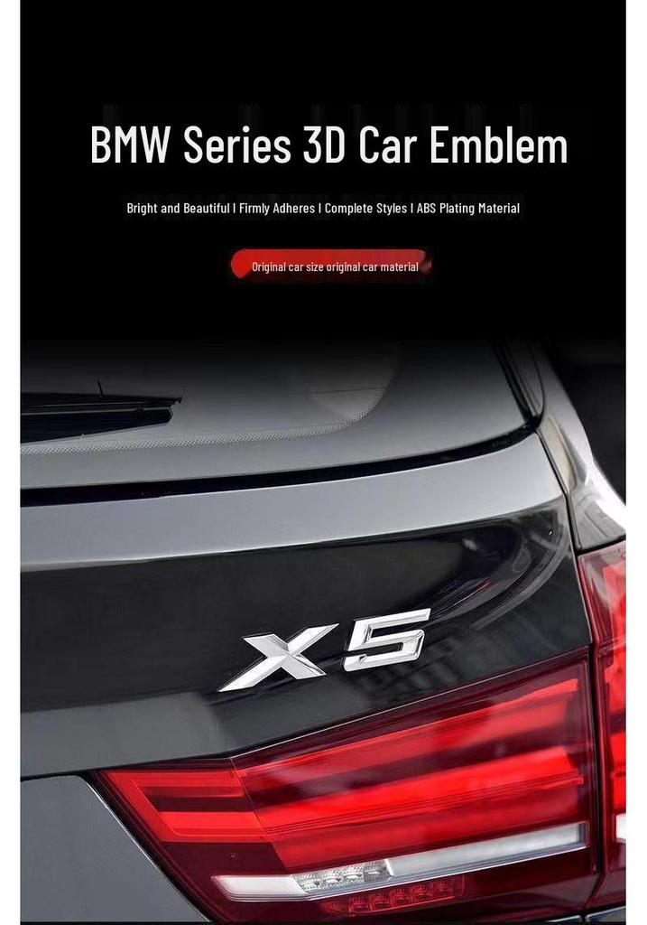 BMW M Thunder Edition Black Emblem for X1M-X7M Models