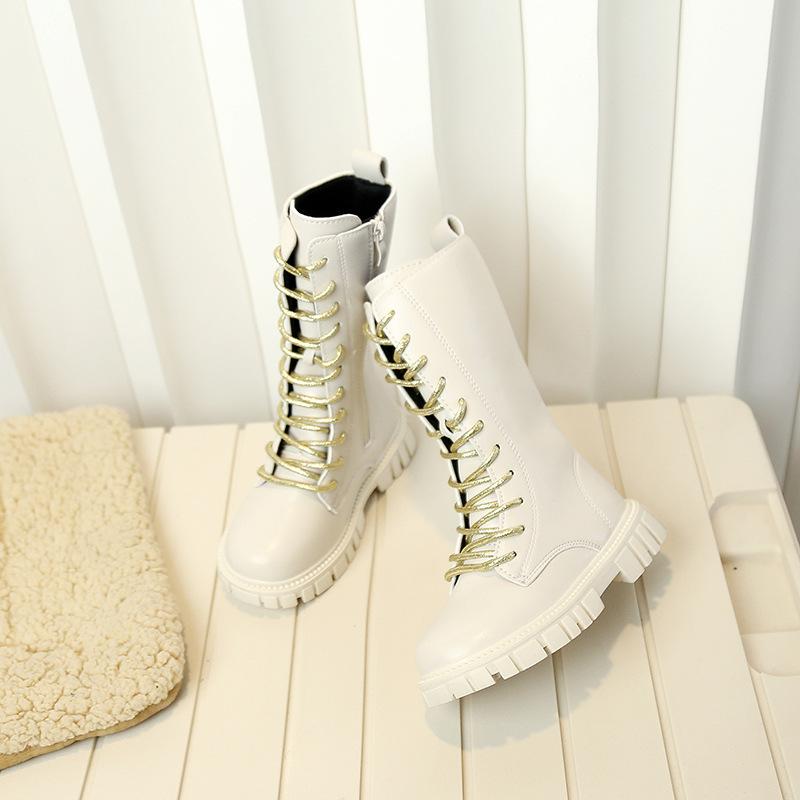 Girls' Waterproof Boots - Anti-Slip Shoes - Girls' Shoes - Children's New Style High-Tops Boots
