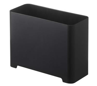 Yamazaki Magnetic Bathroom Trash W20 X X Tower Design with Magnet and Drainage Model 5541 Can, Black, Approx. D8.7 H15cm, Hole,