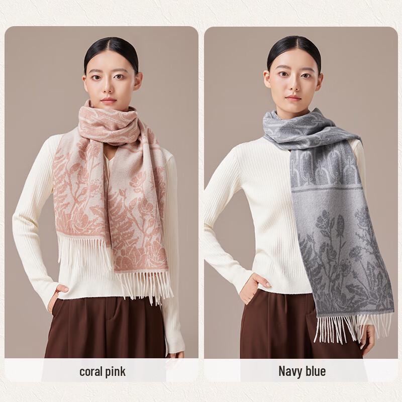Shanghai Story Women's 100% Pure Wool Scarf Shawl
