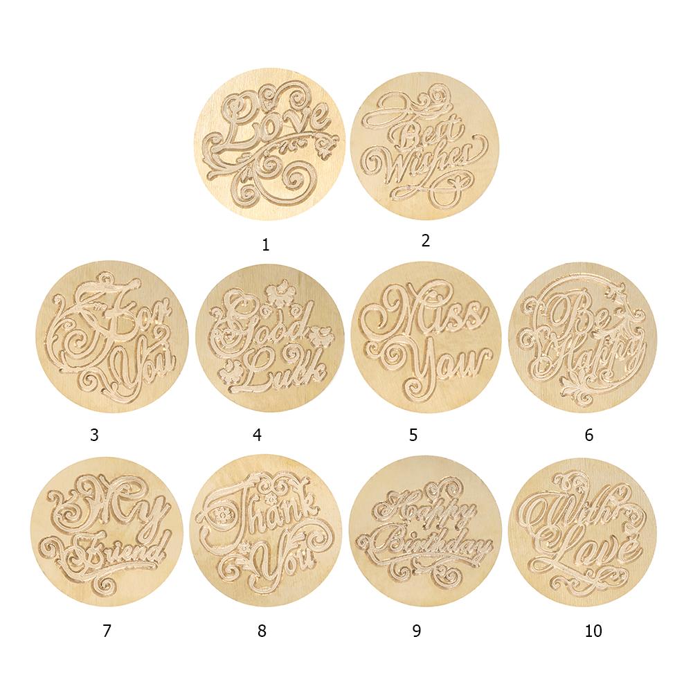Ancient Wax Seal Head Sealing Stamp for Wedding Decorative Invitation Cards Vintage DIY Handmade Art Hand Account