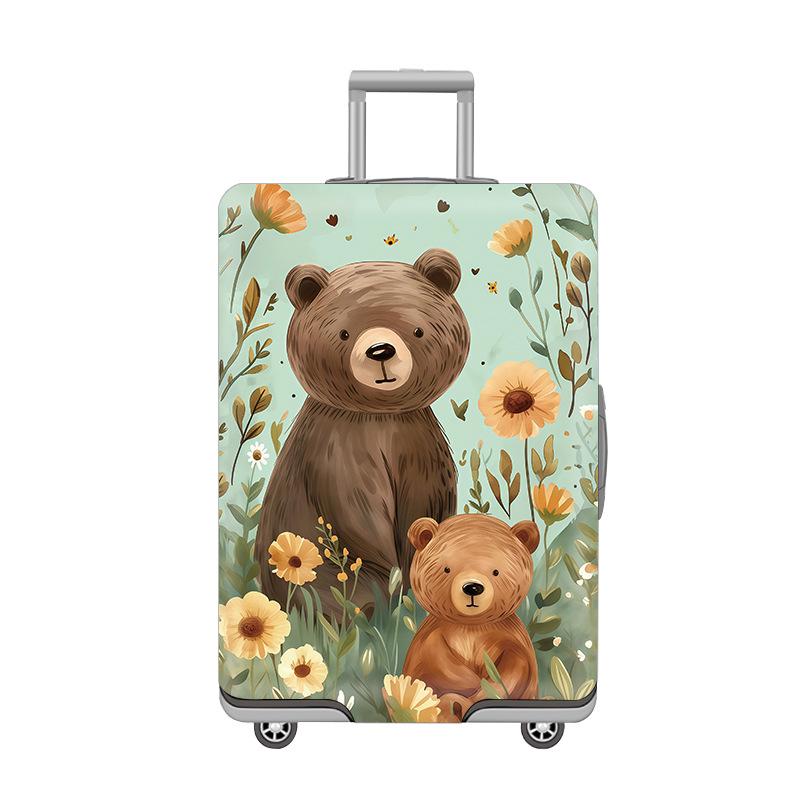 Thickened Cartoon Leather Suitcase Covers: Protective Dust Cover for 20, 24, and 28 Trolley Cases