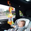 Non-Toxic Soft Giraffe Zebra Animal Handbells Rattles Plush Infant Baby Development Handle Toys With Teether Baby Toy For Newborn Gifts