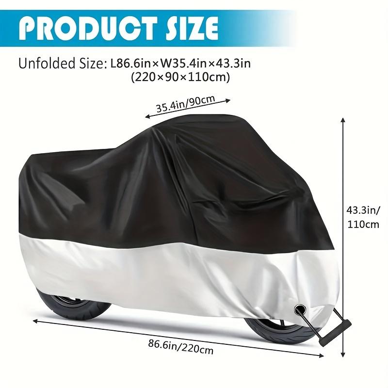 Dust Protection Outdoor Storage for Motorcycle Rain Covers Rainproof-and Sunscreen Waterproof Anti-UV Ventilation Cover