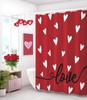 Shower Curtain for Bathroom Decor Curtains Love Heart Bathtub Cortinas de Baño Cute Decorative Unique Design Pretty Women