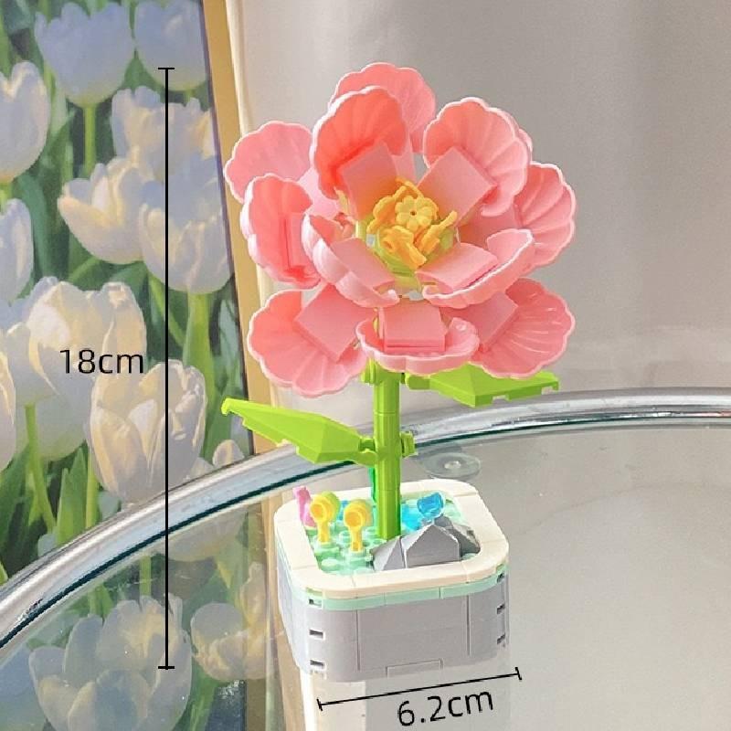 

Подсолнух Сделай сам Лотос Гиацинт Ландыш Конструктор Подарок Украшение Pink Lotus