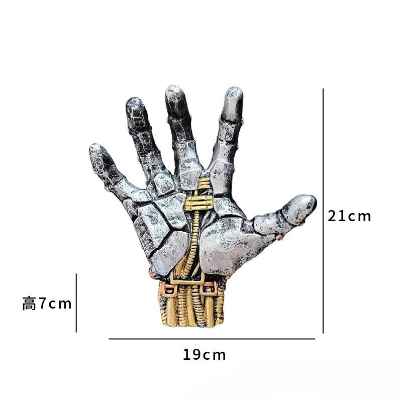 

1pc Wall Mounted Basketball Storage Rack Mechanical Arm Resin Crafts Wall Decoration Crafts