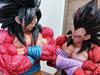Dragon Ball Studio Super Saiyan Vegeta Goku Fully Painted Resin Collectible Statue Posable Anime Model Gift Z JT 4 2 Head Round Sensory Compression