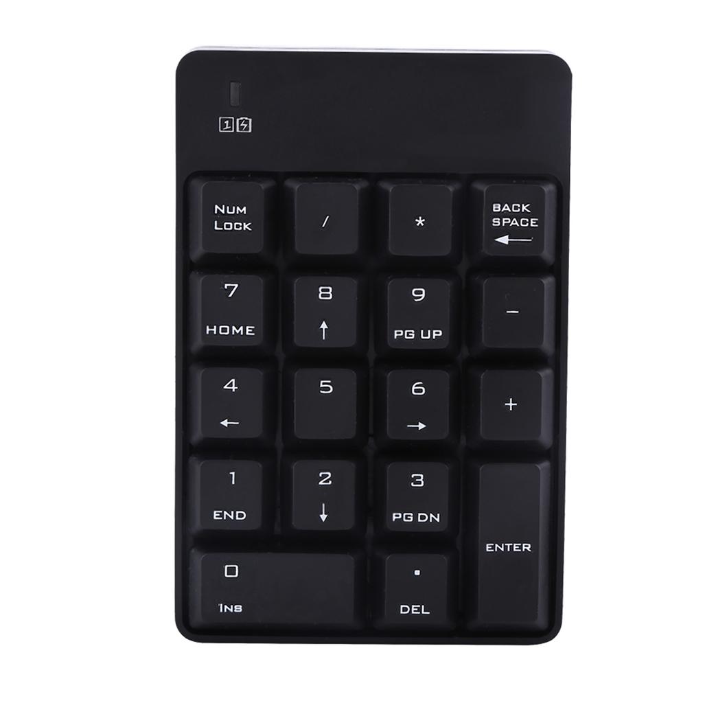 2.4GHz Wireless USB Numeric Keypad Numpad Number 18 keys Laptop PC New Black